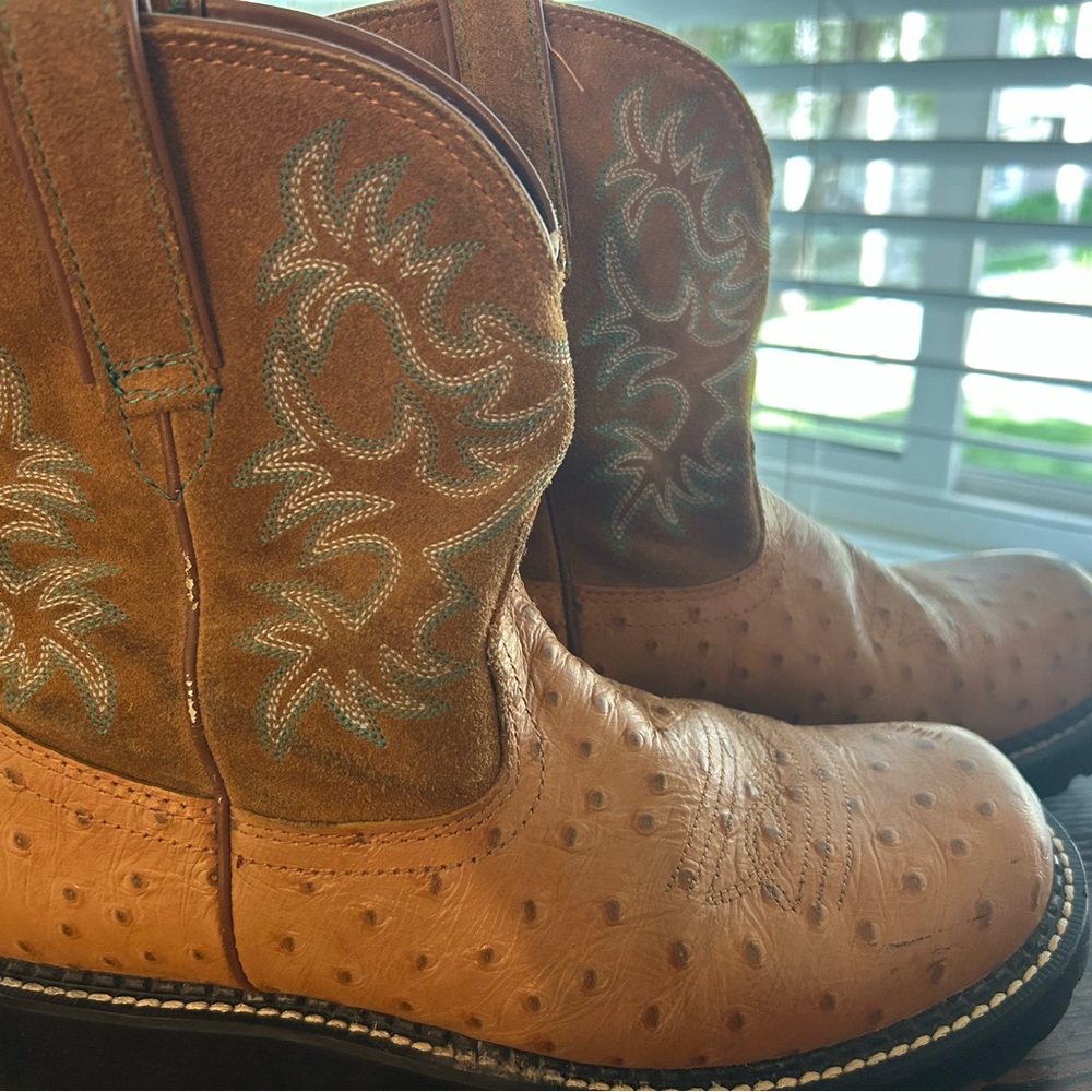 Ariat Brown Leather Cowboy Boots